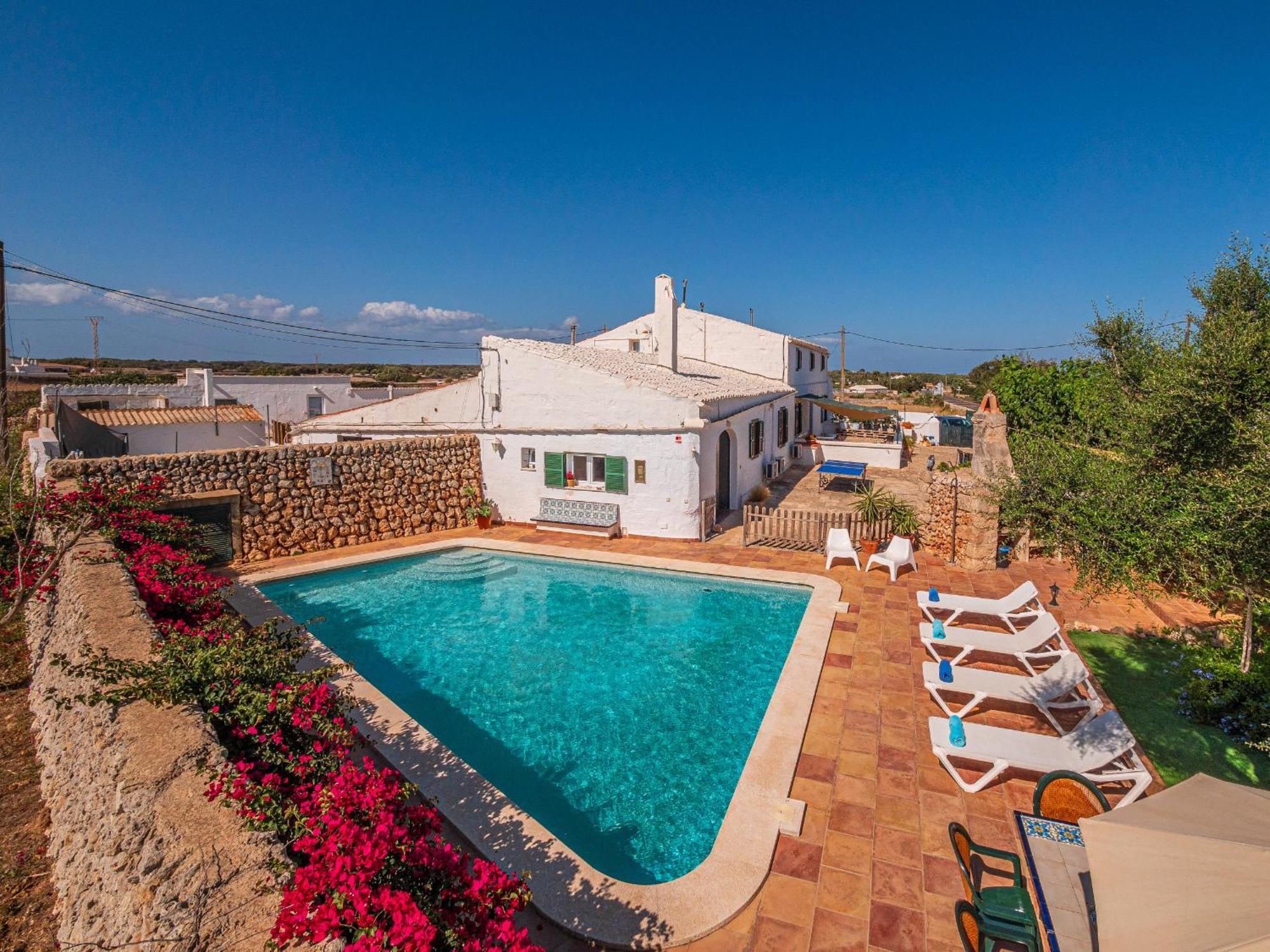 Casa Rural Menorquina Con Piscina Y Barbacoa Sant Climent Bagian luar foto