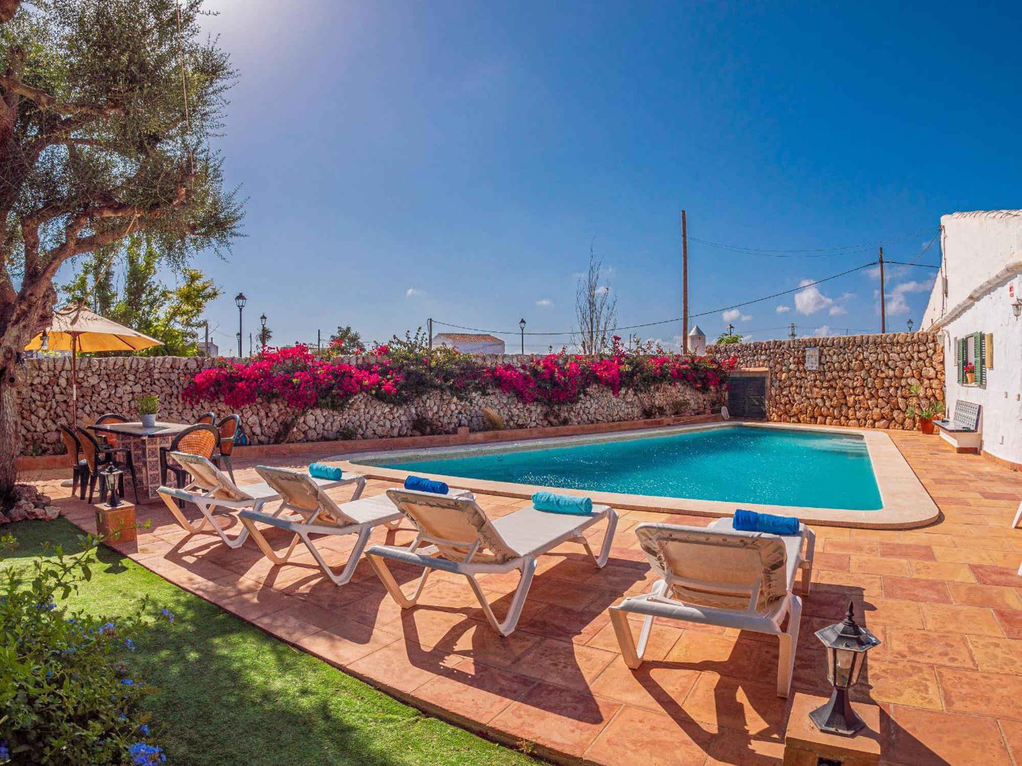 Casa Rural Menorquina Con Piscina Y Barbacoa Sant Climent Bagian luar foto